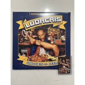 Chicken-N-Beer Ludacris Vinyl #/1000 LIMITED Chicken Nugget Color + Trading Card